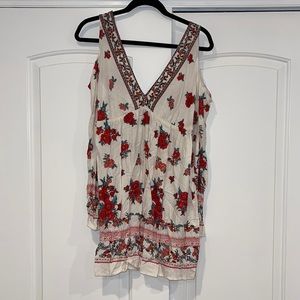 Rose Me forever 21 cold shoulder dress